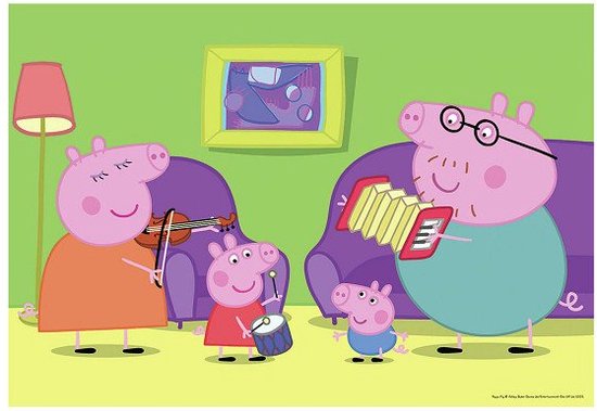 Peppa Pig is thuis