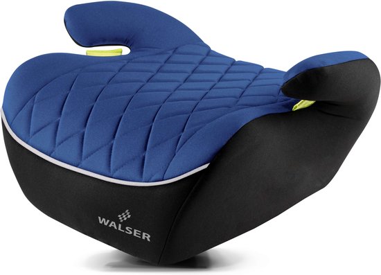 Siège enfant Andy, rehausseur voiture Premium homologué ECE R 129, siège enfant noir/bleu