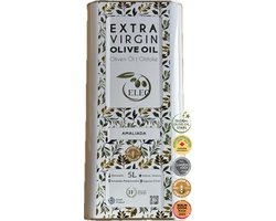 ELEO Amaliada – Extra Vierge Olijfolie – 5 liter – Zuurgraad <0,5% – 100% Koroneiki – Eerste Koude Persing – Delicaat & Rijk aan Antioxidanten – Internationale Medaille Winnaar