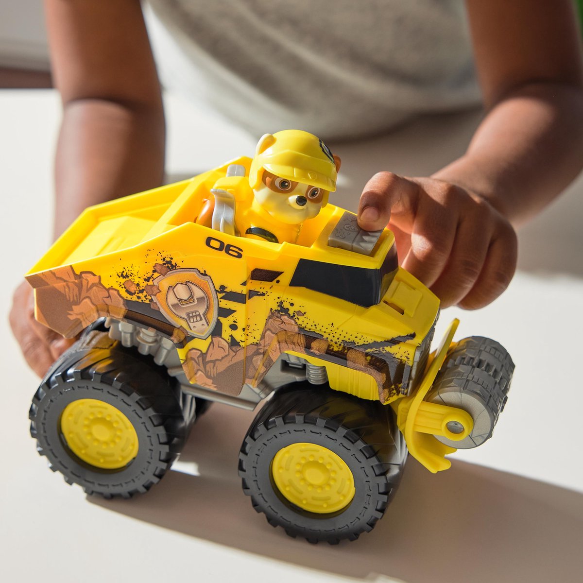 PAW Patrol Reddingswagens - Bulldozer met Rubble speelfiguur - Speelgoedauto — afbeelding 5
