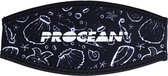 Maskstrap | Neopreen slide | black white sealife