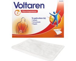 Voltaren Warmtepleister bij Spierpijn, Nekpijn, Rugpijn en Schouderpijn 2 stuks