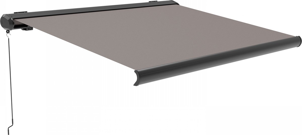 Oviala - Volledig geïntegreerd 25x2m met taupekleurige opbergbox - Capri
