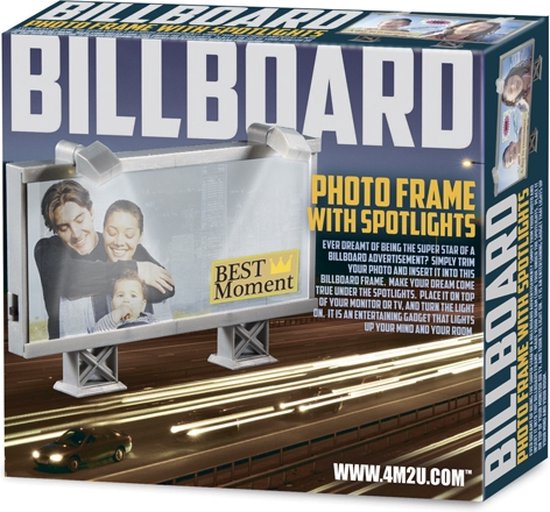4M2U - Fotoframe - Billboard - Met verlichting