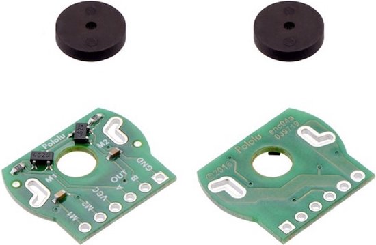 Magnetic Encoder Pair Kit for 20D mm Metal Gearmotors, 20 CPR, 2.7-18V ...