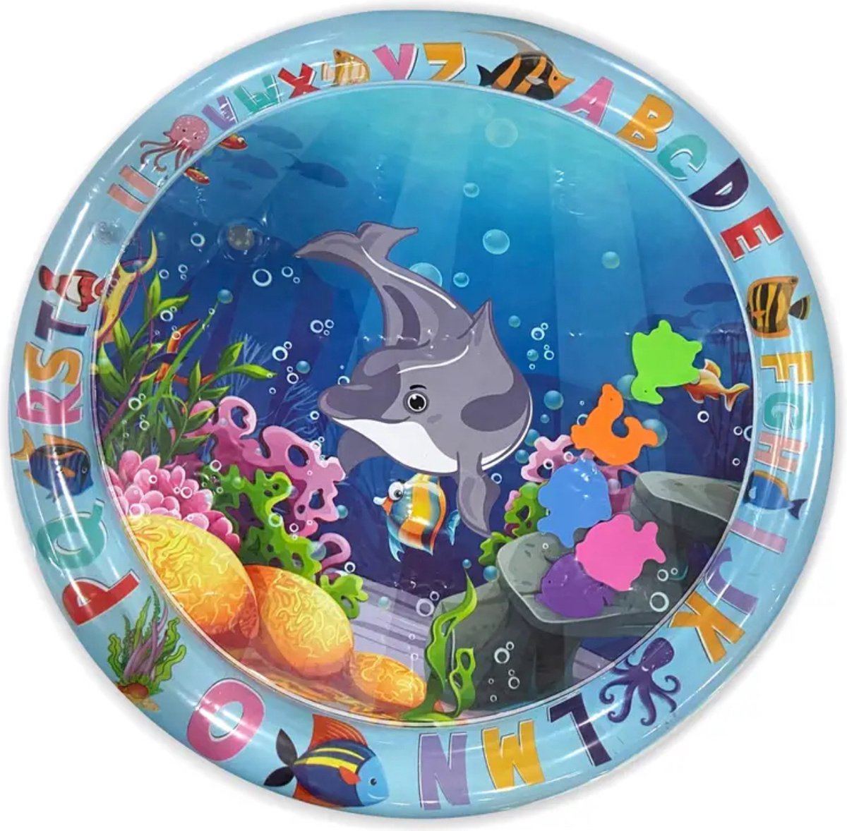 Water speelmat rond - baby - dreumes - peuter - watermat