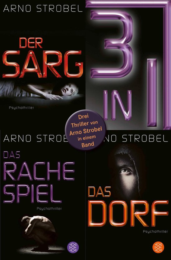 Der Sarg / Das Rachespiel / Das Dorf - Drei Strobel-Thriller ... - cover