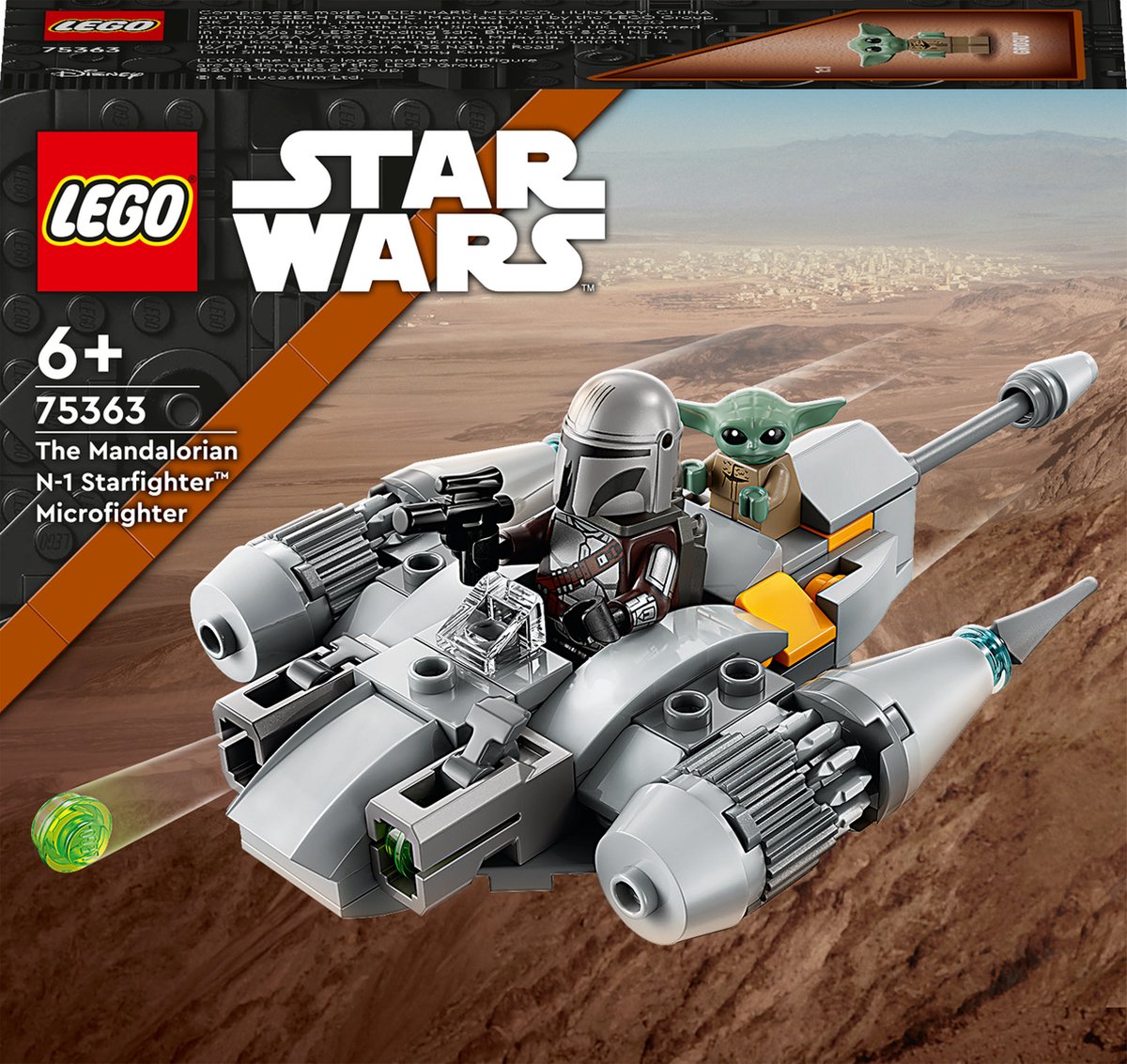 LEGO Star Wars - De Mandalorian N-1 Starfighter Microfighter Constructiespeelgoed 75363