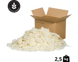 ZoeZo Kaarsenwas 2,5 kg - Sojawas - Soy Wax - Container was - Vlokken - Wax melts - Zelf kaarsen maken