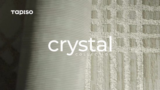 Tapiso Crystal Vloerkleed Beige Bruin Lijnen 3D Effect Tapijt Maat- 200x300