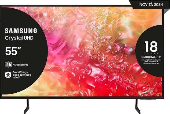 Samsung UE55DU7170U - 55 inch - 4K LED - 2024 - Buitenlands model