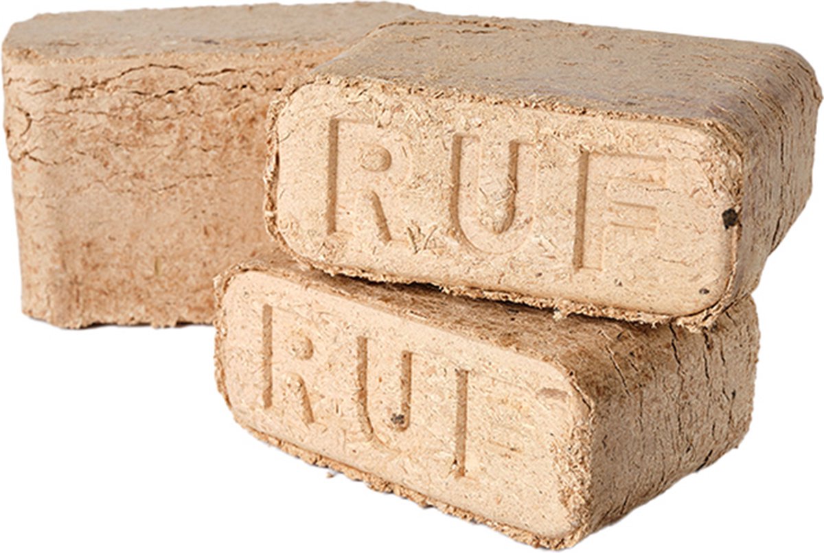 Haardhout RUF Briketten - 2 x 12 stuks (24 briketten) op Prijzenvolger.com