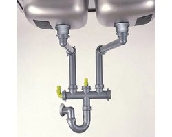 Franke (KWC) Spazio 3 - Sifonset - 3 bakken Plumbing Kit - 112.0175.981