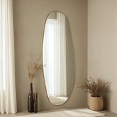VIDI Visione Cristallina - Passpiegel Hangend – Minimalistische Design Wandspiegel – Hollywood Spiegel – Grote Spiegel Ovaal – 150 X 60 CM