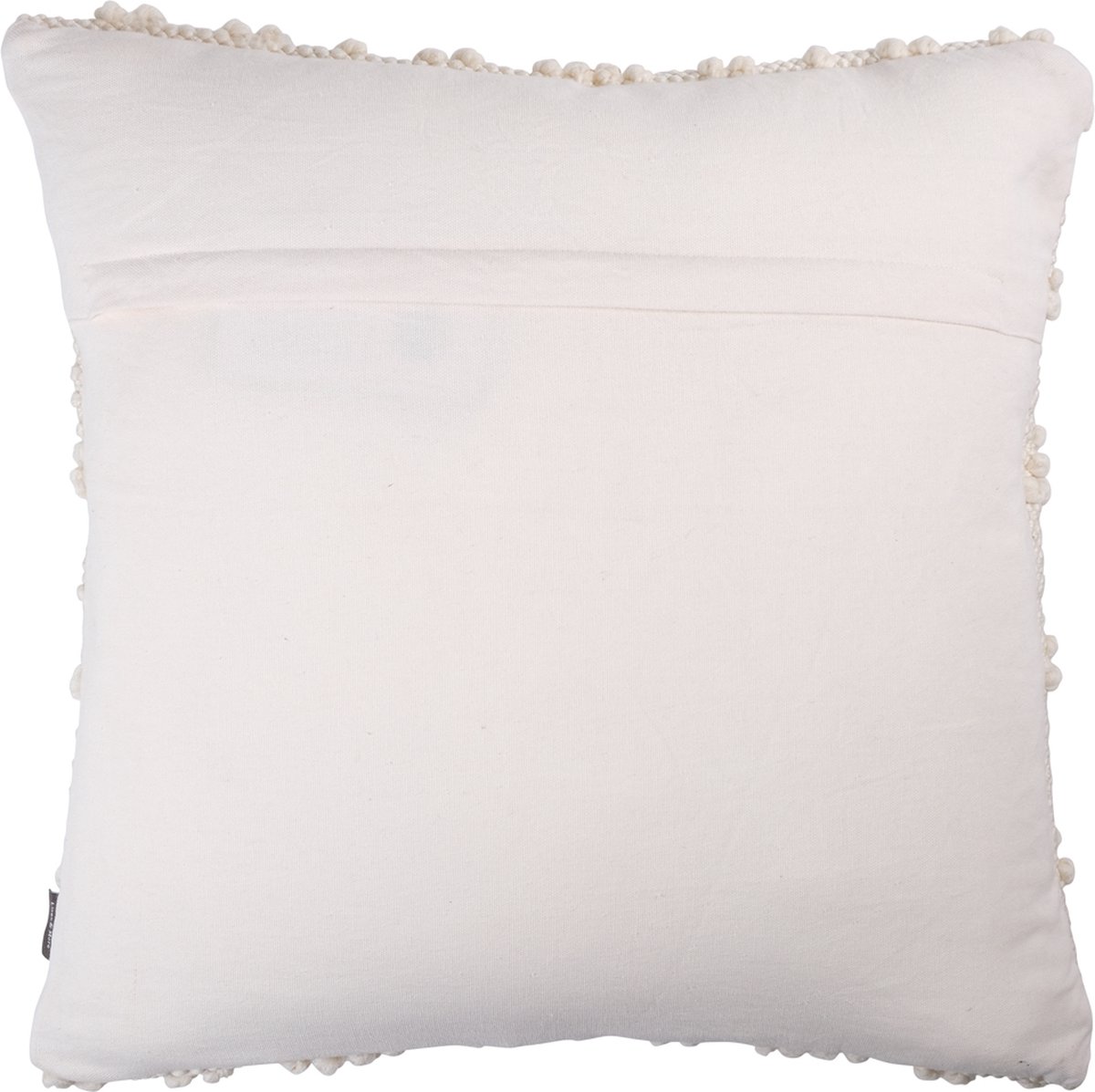 Linen & More Sierkussen 'Ace' (45cm x 45cm, Offwhite) zie beschrijving