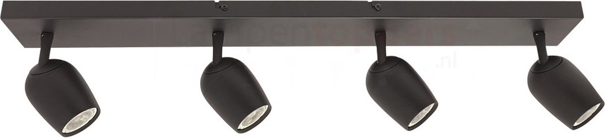Freelight - Spot Trova 4 lichts L 75 cm zwart