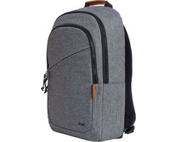 Trust Avana - Laptop Rugzak - 16 inch - Gerecycled PET - Gevoerd Laptopvak - Grijs