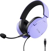 Trust GXT 490 Fayzo - Gaming Headset - 7.1 surround sound - geschikt voor PC/PS4/PS5 - USB - RGB verlichting - Paars