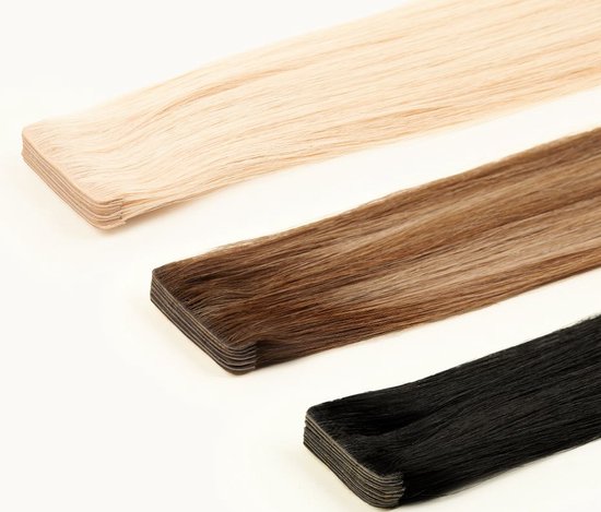 LUXEXTEND Invisible Tape Hair Extensions #6 | 10 Stuks | 25 gram | 60 CM