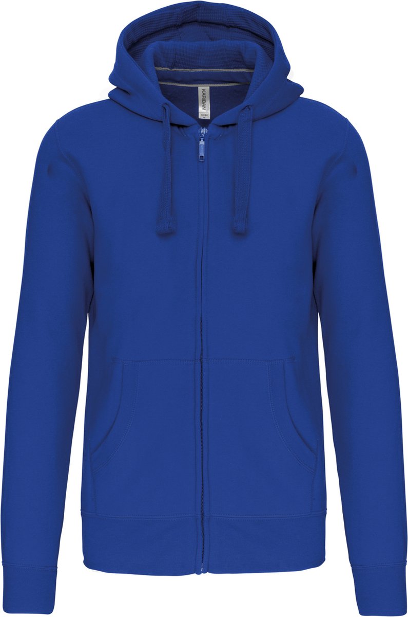 Kariban Hooded Sweater Met Rits K454 - Light Royal Blue - XS