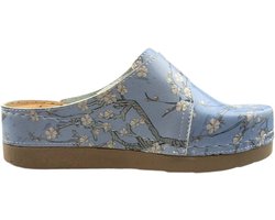 Dina Medische klompen - Werkklompen - Zorgklompen - PU klompen met kuststof zool - Ziekenhuis klompen - Dames klompen - Van Gogh Amandelbloessem - maat 36