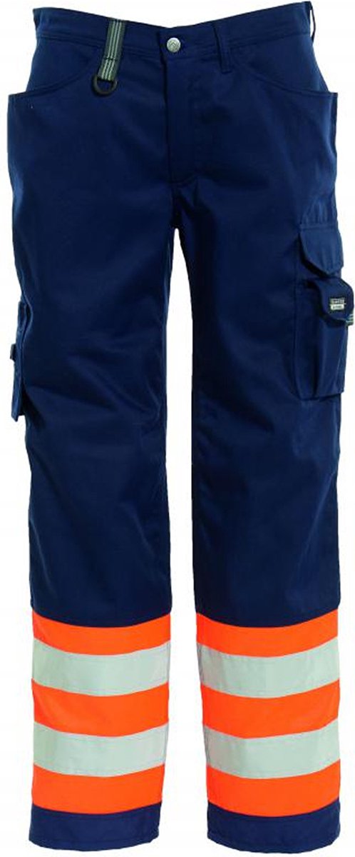 Tranemo Hi-vis werkbroek | 4821 44 93 | maat 56 | marineblauw-oranje