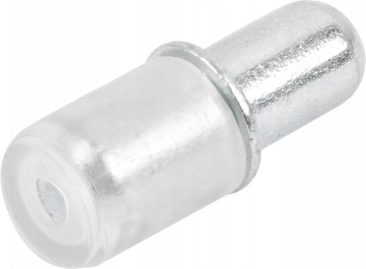 10 stuks - Plankdragers voor Keukenkastjes / Legplankdrager met Rubber - 5mm - type: PDH-06