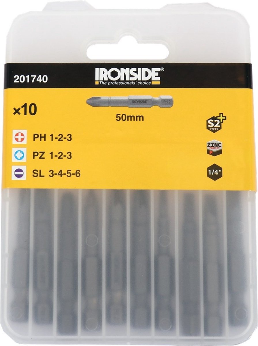 Bitset TORX-HEX 50mm 10st
