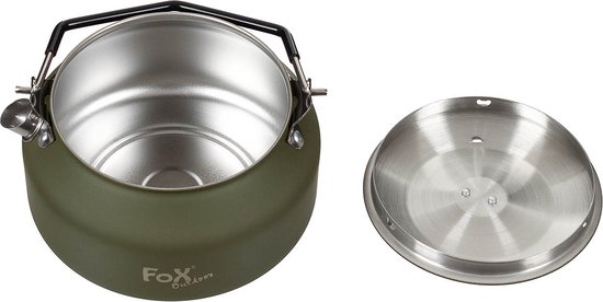 Fox outdoor waterkoker, RVS, 950 ml (1 Qt), olijfgroen van Fox Outdoor — afbeelding 2