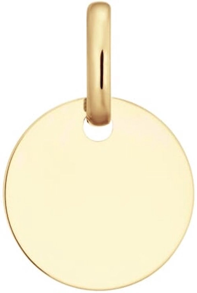 Glow 242.0040.10 Dames Hanger - Sieraad - 14 Karaat Goud - 10 mm breed - 14 mm lang