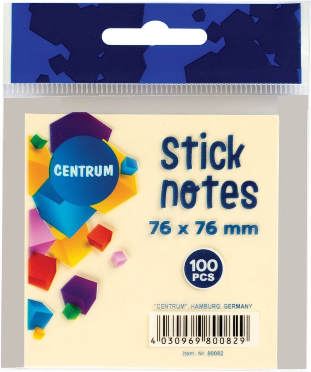 Centrum - sticky notes - 76x76 mm - 100stuks
