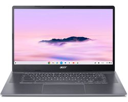Acer Chromebook Plus 515 CB515-2H-32ER - 15 inch - Core i3 - 8GB - 128GB - Verlicht toetsenbord - Grijs - Azerty