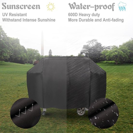 BBQ hoes voor Weber Genesis II LX 300 - weerbestendig en anti-fading van BBQ+ — afbeelding 4