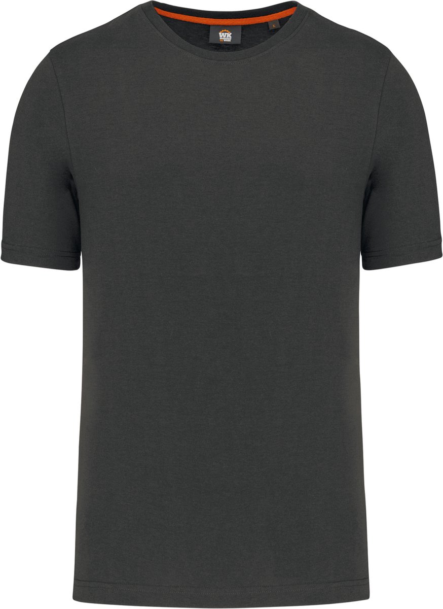 WK. Designed To Work Duurzaam heren T-shirt ronde hals WK302 - Dark Grey - 4XL