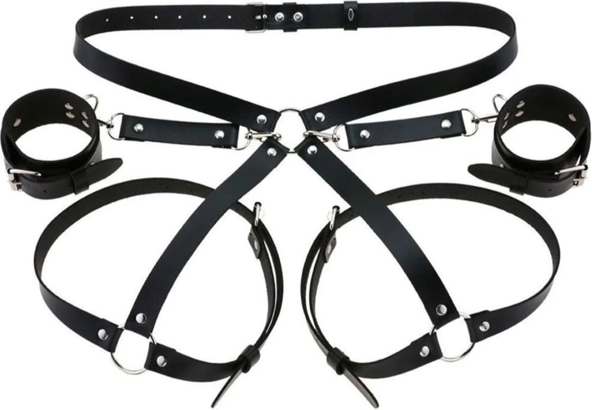 Goedkoopste BDSM Bondage set- Met handboeien - BDSM bondage set -Erotische spel - Rollespel - Sex spel