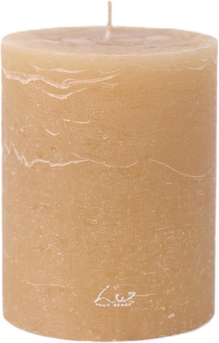 Rasteli Luz Your Senses Stomp Kaars Crème-Portobello D 10 cm H 13 cm