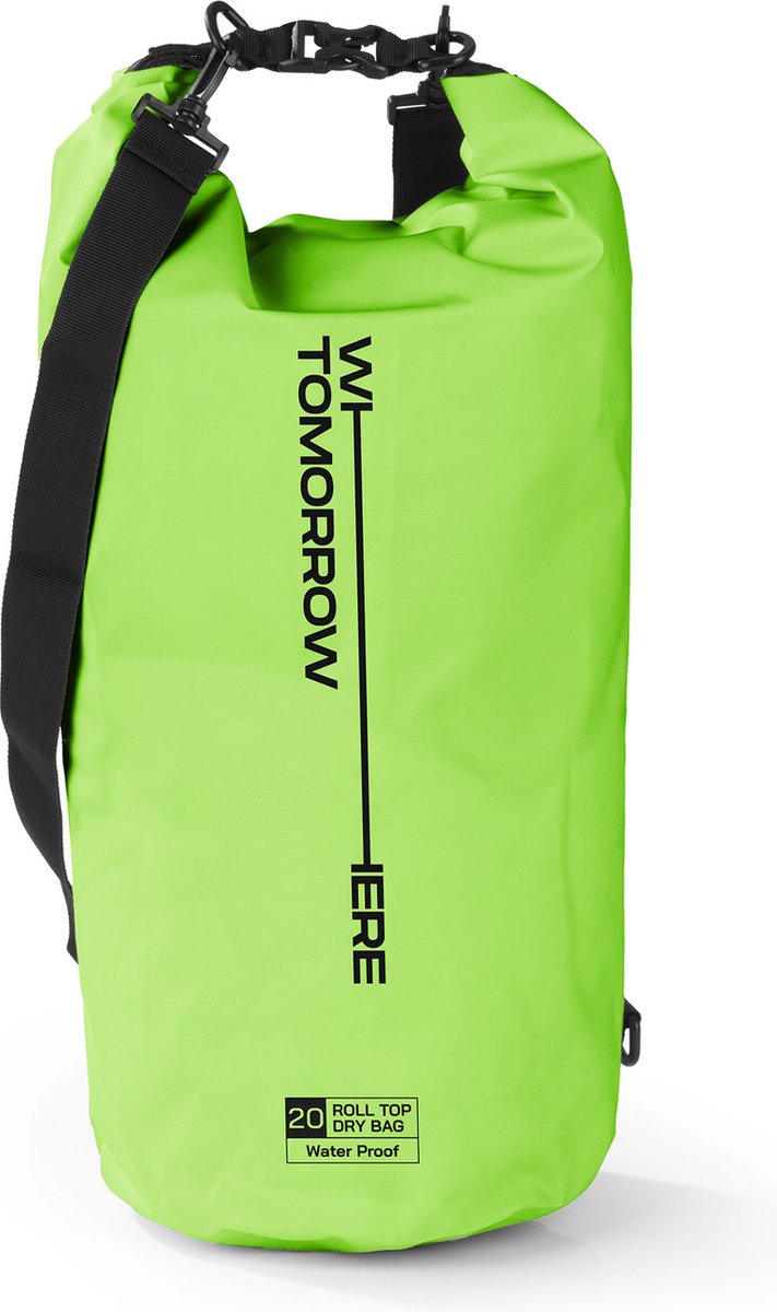 Where Tomorrow PVC dry bag Style 02 20L groen