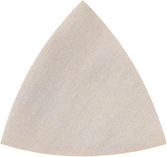 FEIN schuurpapier korrel 80, randlengte 80 mm, VE 50 st., voor het universele gebruik op bijna alle materialen. Geperforeerd, klitsnelbevestiging