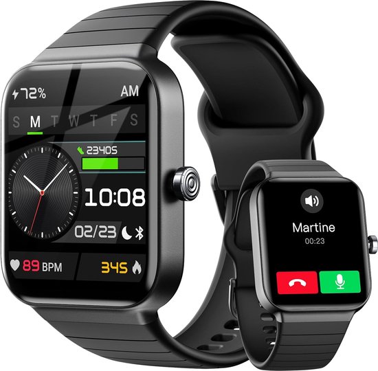 Smartwatch voor dames voor heren met Alexa ingebouwd bol