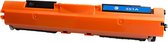 Toner Cartridge Cyan Geschikt voor HP 130A / (CF350A, CF351A, CF352A en CF353A) | Geschikt voor HP Color Laserjet Pro MFP M176N, M177FW & M170 Series