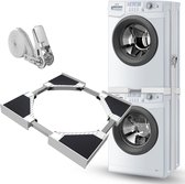 ELVANO Tussenstuk Wasmachine Droger - Stapelkit Wasmachine Droger - Universeel