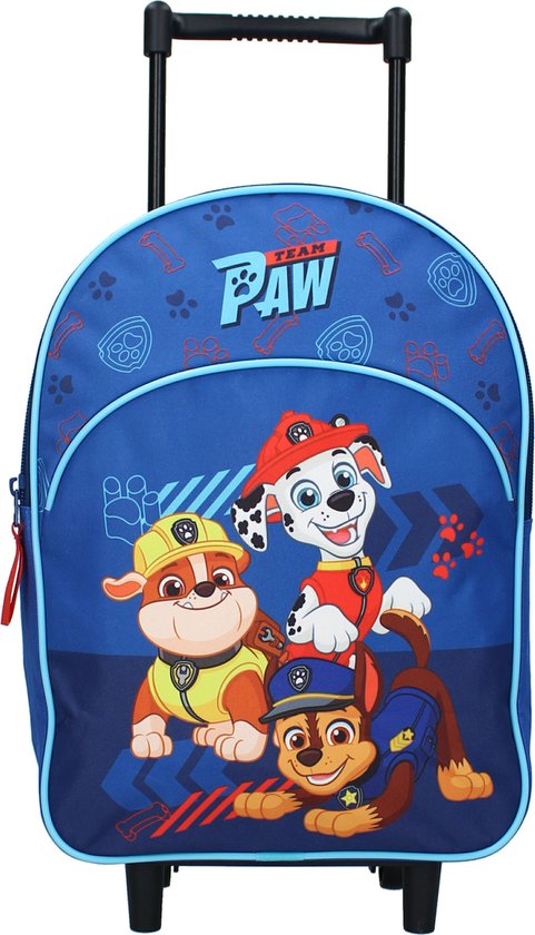 Foto: Paw patrol go pups go trolley rugzak blauw chase marshall rubble