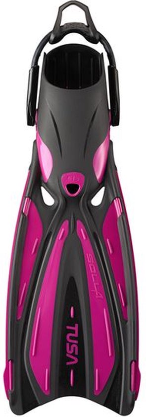 TUSA SOLLA Duikvinnen voor Volwassenen - Zwemvinnen met ForcElast technologie voor krachtige voortstuwing - Zwart/Roze - Maat XS (34–38) / (22–24 cm) - SF0114 XS RP