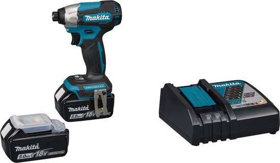 18V Slagschroevendraaier DTD157RTJ met 2 Batterijen 5,0Ah en Snellader in MAKPAC Koffer