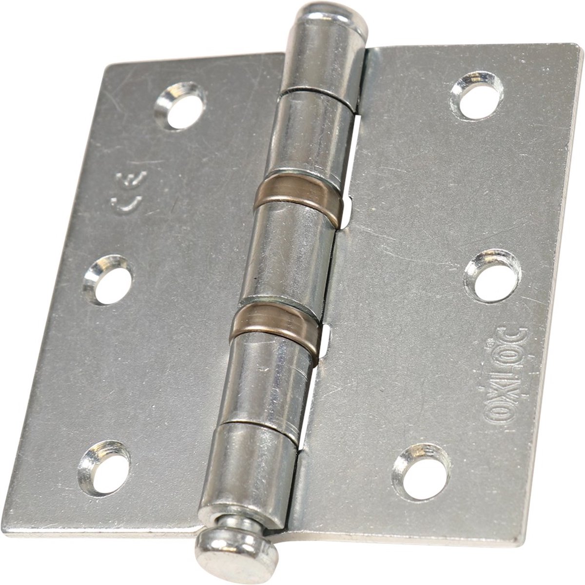 Kogelscharnier 76X76mm Recht - Gegalvaniseerd
