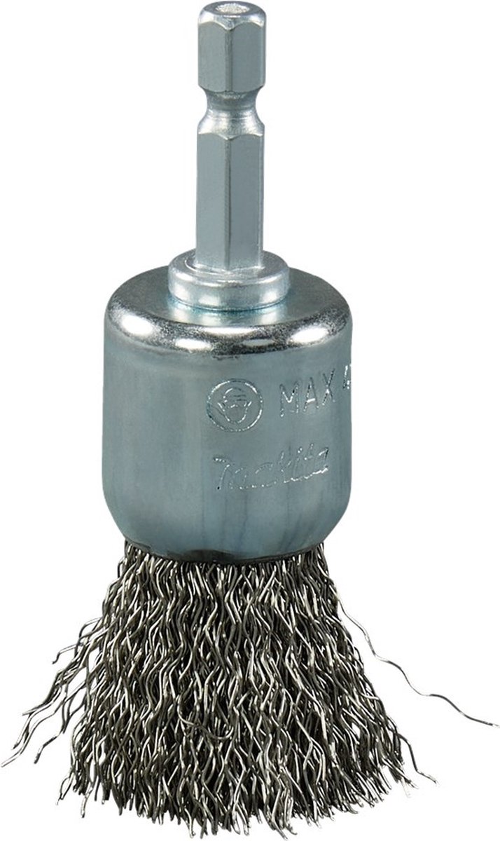 Makita Penseelborstel Zeskant 1/4x24mm RVS - D-76679