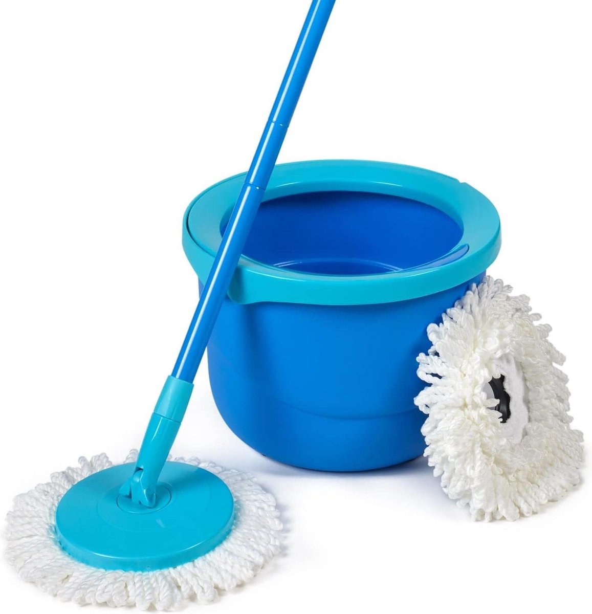 Goedkoopste Full Action System X'tra set met franjes en roterende emmer - automatisch afcentrifugeren - compacte set - 1 set 1 navulverpakking