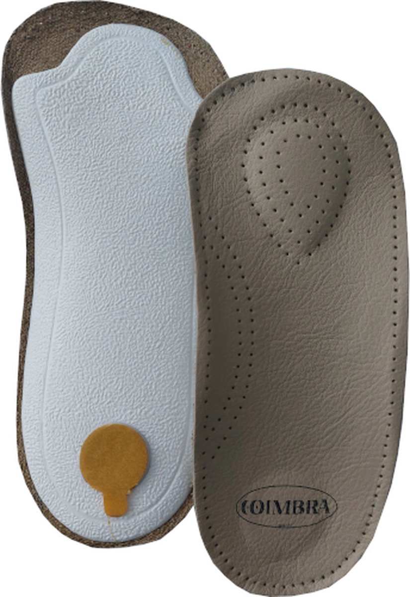 Coimbra Vital Steunzool - 3/4 Inlegzool met Voetbed - Ondersteunt en ontlast de voet - Voorkomt vermoeide voeten - Maat 45