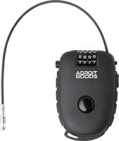 AdroitGoods Kabelslot/draadslot 80cm - Snowboard Slot - Skislot - Cijferslot - Zwart