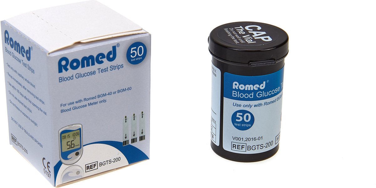 Goedkoopste Romed Glucose Teststrips Romed